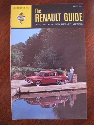 1967 Renault Guide Vol 1 No 2 Le Chanteclair Maintenance Tune - Up Renault 10