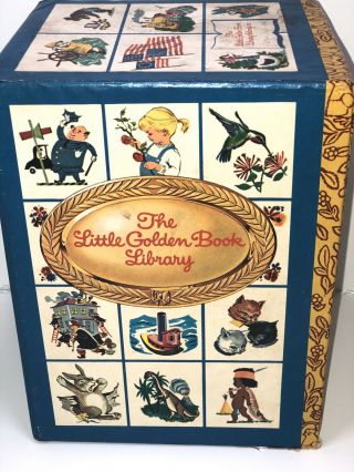Vintage The Little Golden Book Library By Golden Press 1950’s Set