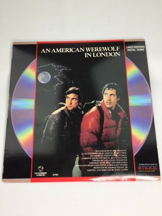 Laserdisc Laser Disc Ld An American Werewolf In London 1981 Vintage