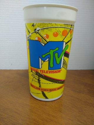 Mtv Video Music Awards 1990 Taco Bell Collector Cup Rare Plastic Vintage