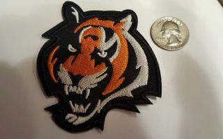 Cincinnati Bengals Vintage Embroidered Iron On Patch  Nfl 3 " X 3