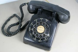 Vintage Western Electric Model 500 Black Desk Phone