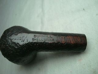 DUNHILL 252 F/T Shell Briar 4S vintage 1967 tobacco smoking pipe bowl 46 2