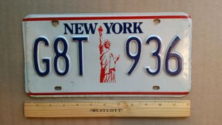 License Plate,  York,  Statue Of Liberty,  G8t Lady Liberty 936