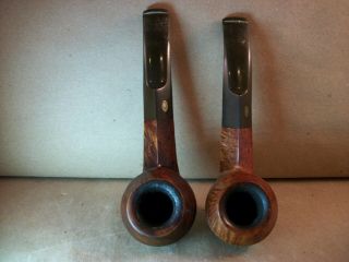 2 Vintage Gbd Estate Pipes " Straight Grain & Standard " Both Are Numbered 549