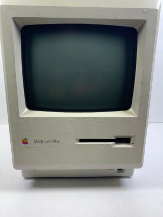 Vintage Apple Macintosh Plus Desktop Computer M0001a Parts Not