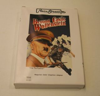 Very Rare Beyond Castle Wolfenstein For The Ibm Pc/xt/at - In The Box