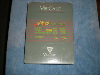 Complete Visicalc Software For Apple Ii,  Ii,  100 Percent Complete Vg Shape