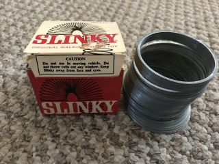 Vintage Metal Slinky James Industries