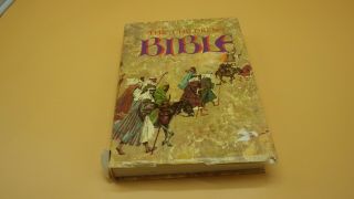 The Childrens Bible Illustrated Hardcover 1965 Golden Press Vintage