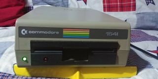 Vintage Commodore 64 5 - 1/4 " Floppy Disk Drive Model 1541 W/ Power Cable