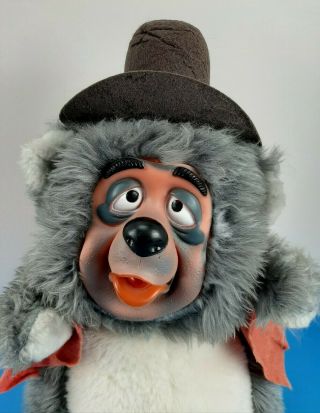 Vintage Disney Country Bear Jamboree Big Al Plush Rubber Face 17 " Made In Usa