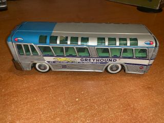 Antique Greyhound Bus Tin Toy Friction Japan Vintage 50 
