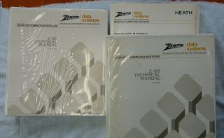 Heath Zenith Z - 100 Technical Manuals Hardware & Appendices W/binders Iapx88 Book