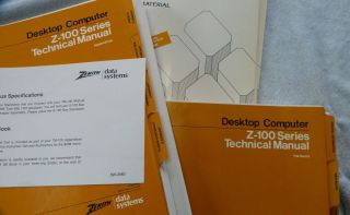 Heath Zenith Z - 100 Technical Manuals Hardware & Appendices w/binders iAPX88 Book 2