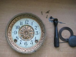 Vintage Seth Thomas Clock Parts / Face / Hands