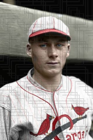 Tommy Thevenow - 1924 St.  Louis Cardinals - 4 " X6 " Colorized Print
