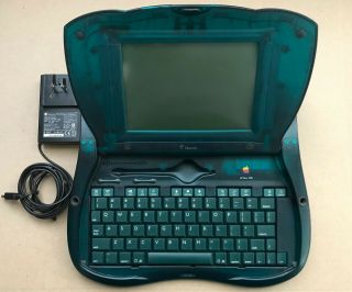Vintage Apple Newton Emate 300 Laptop Computer With Cord But No Stylus