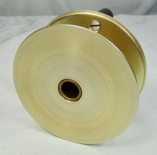 Fin Nor No.  1 Direct Drive Fly Reel Spool Gold Anodized Old Stock 3