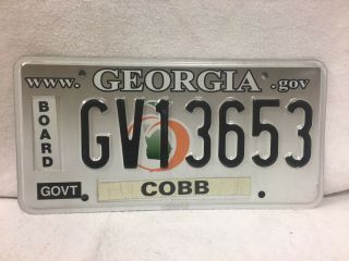 Georgia Government License Plate