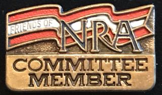 Vintage Nra National Rifle Association Friends Of Nra Committee Member Pin