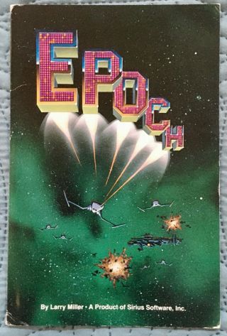 Epoch - Vintage Apple Ii Game By Sirius Software