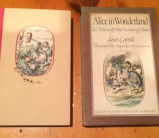 1946 Lewis Carroll Alice In Wonderland/ Looking Glass Slipcased Illustrated
