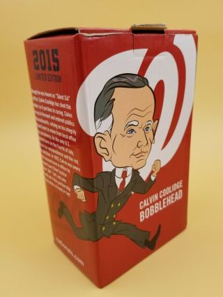 Washington Nationals Presidential Bobblehead Calvin Coolidge 2015