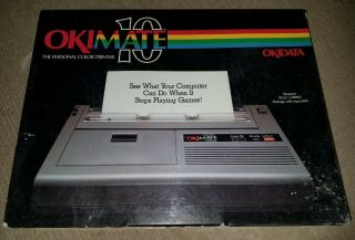 Work Okidata Okimate 10 Color Printer For Commodore Computer