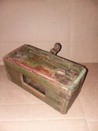 Wooden Pine Bee Lining Or Hunting Box Apiary Beekeeping With Glass Window