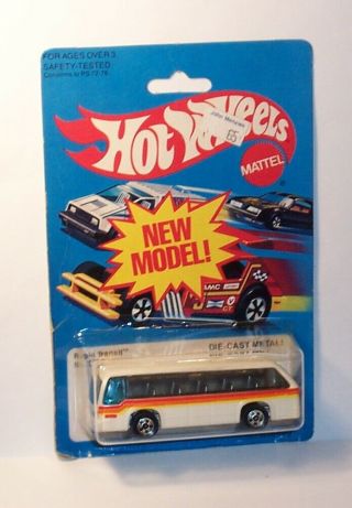Hot Wheels Mattel Vintage Bw Blackwall Rapid Transit Coach Bus - Moc
