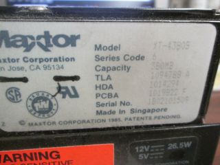 Vintage Maxtor XT - 4380S ESDI Computer PC 5.  25 