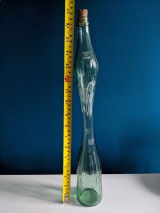 Vintage Coca Cola 16 oz Glass Bottle Stretched One of A Kind Soda Coke Long Neck 2