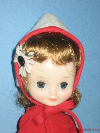 Vintage 8 " American Character Betsy Mccall Doll Wearing Ice Skating Outfit 1959