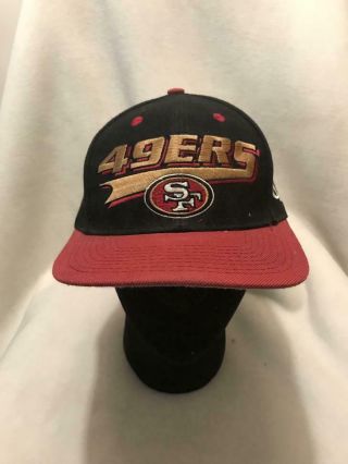Vintage San Francisco 49ers Logo Athletic Snapback Hat Cap