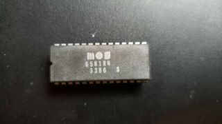 Mos 6581 R4 Sid Chip,  For Commodore 64.  And.  And Rare.