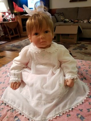 2002 Lee Middleton Baby Doll By Reva Schick " 25 Years Of Love " Realistic 20 "