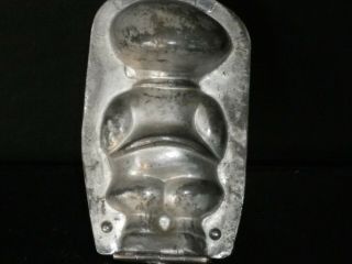 Professional,  vintage metal chocolate mold,  Anton Reiche,  sporting lad. 2
