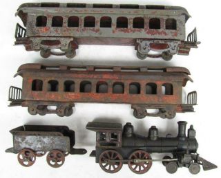 Buffalo Pratt & Letchworth Antique Cast Iron Train Pressed Steel Car 1892