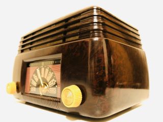 Antique Old 1946 General Electric 100 Superheterodyne Ge Bakelite Vintage Radio