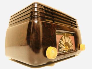 ANTIQUE OLD 1946 GENERAL ELECTRIC 100 SUPERHETERODYNE GE BAKELITE VINTAGE RADIO 2