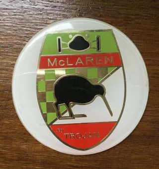 Vintage F1 Formula One Mclaren Badge