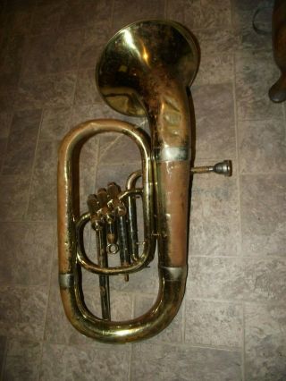 Vintage Couesnon Paris Euphonium Made In France Serial Number 83044