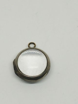 Vintage Antique Magnifying Glass Picture Locket Pendant Charm