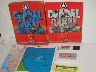 Vintage Software Apple Ii Iie Iic Iigs Game Guadal Canal Campaign Ssi