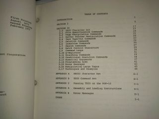 3 DEC PDP - 8 MANUALS batch teco pipc OS/8 3