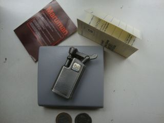 Vintage Commemorative Lift Arm Maruman Mercedes Automobile Cigarette Lighter