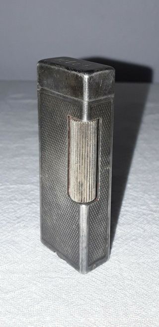 Vintage Dunhill Rollagas Silver Plate Lighter Not