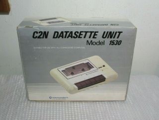 Vtg " C2n Datasette " Unit Model 1530 Commodore Computer