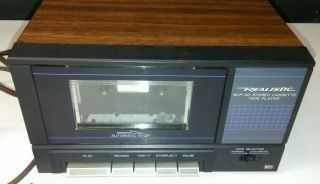 Vintage Realistic Scp - 30 Stereo Cassette Tape Player Model No.  14 - 632